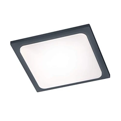Image of Trave Trio Lights, LED Outdoor Wall Light, Die Cast Aluminium Ceiling Light Charcoal