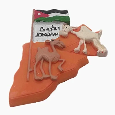 Image of 3D Jordan fridge magnet,Home &amp; kitchen decoration magnetic sticker refrigerator magnet tourist souvenir gift