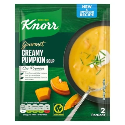 Image of Knorr Gourmet Creamy Pumpkin Soup Mix, 52g, Pack of 3, Irish recipe
