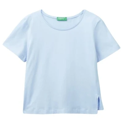 Image of United Colors of Benetton Women&#039;s 3096d106o t Shirt, Light Blue 2K3, XXS