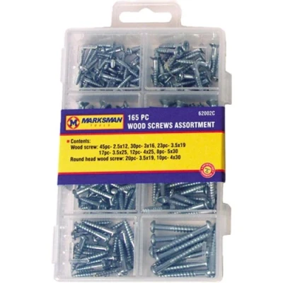 Image of 165Pc Wood Screws Assortment