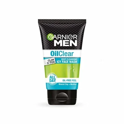 Image of Garnier Men Oil Clear deep cleansing Facewash, 100g
