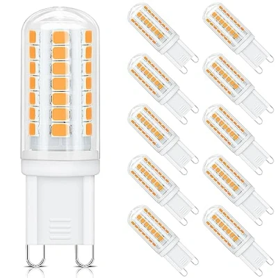 Image of PURSNIC G9 LED Bulbs Dimmable Warm White, 3W Equivalent to 25W Halogen Bulbs, 3000K 350LM, Energy Saving CRI＞83, 10 Pack