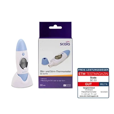 Image of Scala SC 53 Infrared Ear and Forehead Thermometer 3 in 1