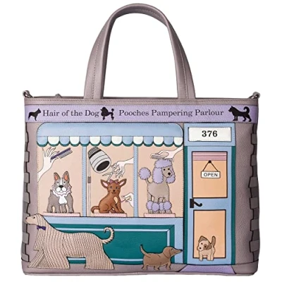 Image of Mala Leather Pampering Parlour Collection Grab/Shoulder Bag 7213_89