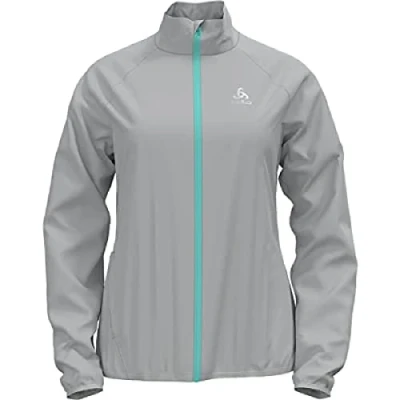 Image of odlo Women Running jacket ZEROWEIGHT, silver grey polynya, XS