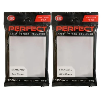 Image of [SET of 2] KMC Pochettes Card Barrier Perfect Size 100x2 Soft Sleeves