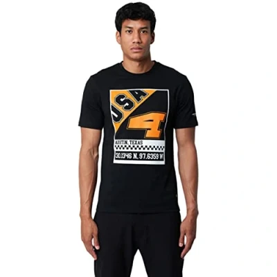 Image of McLaren F1 Team, Daniel Ricciardo, Special Edition, USA Graphic T shirt, 100% cotton, adult sizes, official merchandise (Medium)