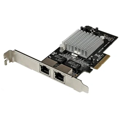 Image of StarTech.com 2 Port PCIe Network Card RJ45 Intel i350 Chipset Ethernet Server / Desktop Dual Gigabit NIC (ST2000SPEXI)