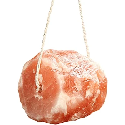 Image of Horses Lick 4 KG Natural Pink Salt, Organic Himalayan Salt for Horses, Deer, and Livestock Block on Rope Animals