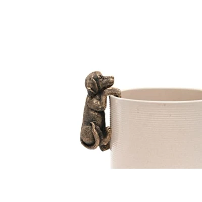 Image of Pot Buddies Handmade Labrador Figure Plant Hanger Decorative Hanging Garden Ornament Flower Planter Figurine