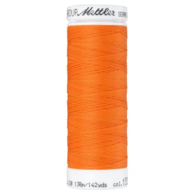 Image of Mettler Seraflex Elastic Thread 50wt 142yd Tangerine