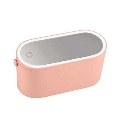 Image of Pauleen Cosmetic Mirror with LED Lighting, Pink, Travel