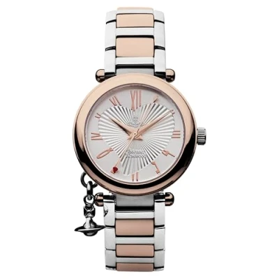 Image of Vivienne Westwood Ladies Orb Rose Gold Case Bracelet Watch