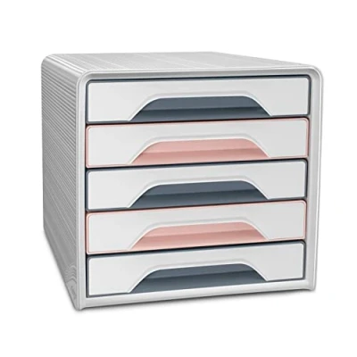 Image of Cep Mineral Smoove 5 Drawer Unit Assorted Colours