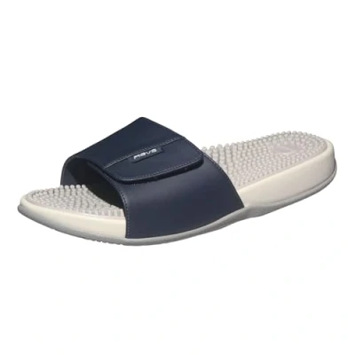 Image of Revs Arklet Women’s Reflexology Massage &amp; Acupressure Sandals, Adjustable Strap. Blue UK6