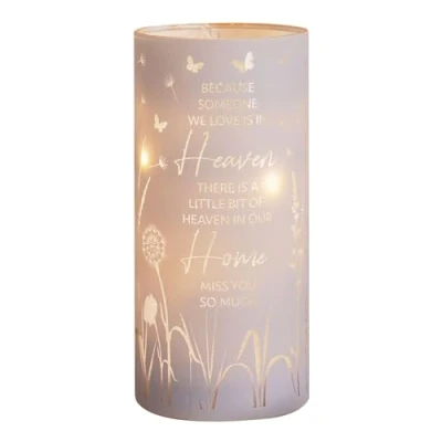 Image of Widdop Thoughts of You LED Memorial Tube Light Heaven Commemorative Present Memory Sentimental Message