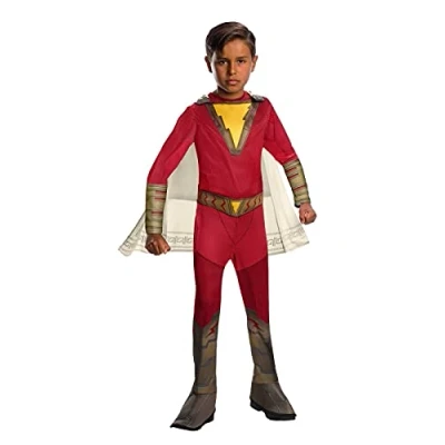 Image of Rubie&#039;s 700707S000 Shazam Fancy Dress, Boys, Multicolour, S