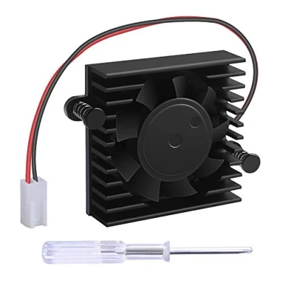Image of NewHail Heatsink Cooling Fan with Box for DaHua DVR/HDCVI Camera DVR Motherboard 2 Wire Pin 5V
