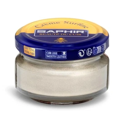 Image of Saphir Cream Surfine Shoe Polish PLATINE Métallisé 64