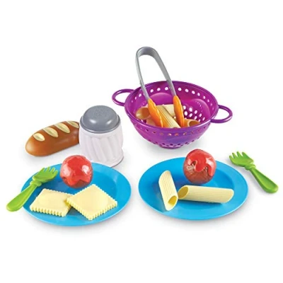Image of Learning Resources LER9746 New Sprouts Pasta Time, Pretend, Play Food, 20 Piece Set, Ages 2+