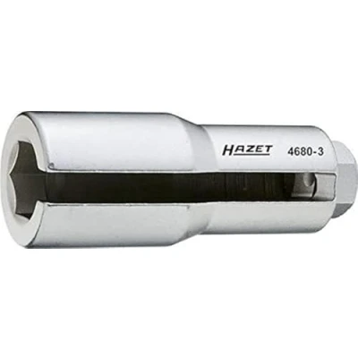 Image of HAZET 4680 3 110 mm Hexagon Profile Lambda Probe Socket Chrome Plated