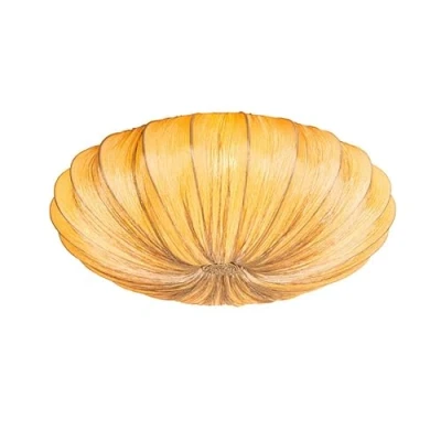 Image of Qazqa Design Ceiling Lamp I Flush Light Beige 60 cm 5 Plu Suitable for LED E27 Fabric Living Room Kitchen Bedroom