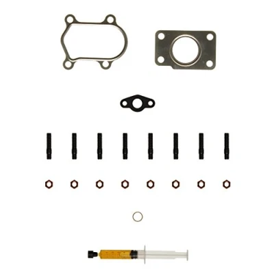 Image of 5802072376 Mounting Kit, charger AJUSA JTC11302 with studs, syringe oil gaskets/seals IVECO: DAILY 4, 3 Kasten/Kombi