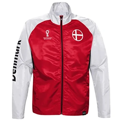 Image of Official FIFA World Cup 2022 Training Jacket, Men&#039;s, Denmark, Small