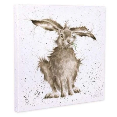 Image of Hair Brained Wrendale Canvas by Hannah Dale