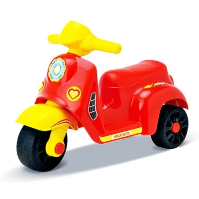 Image of Coo11 Mini Ride On Scooter for Toddlers, Push Along Balance Bike with Handlebars Foot to Floor Anti Skid 3 Wheels Design Indoor &amp; Outdoor Play Fun Motorbike Toy 1 2 Years kids 34CMX51cm