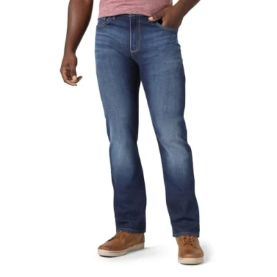 Image of Wrangler Authentics Men&#039;s Slim Fit Straight Leg Jean, Belmonte, 31W x 32L