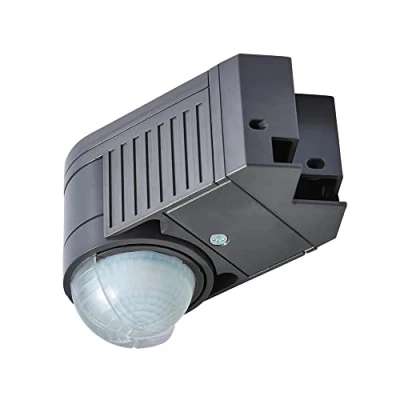 Image of Luton Outdoor 360 Degree Corner Mount PIR Sensor Litecraft (Dark Grey)