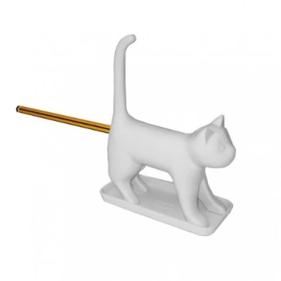 Image of Cat White Pencil Sharpener