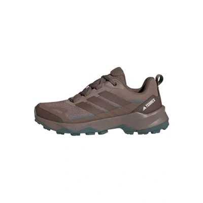 Image of Adidas Terrex Skychaser AX5 Hiking shoes, Women&#039;s, Size: 9.5, Trace brown/earth strata/preloved teal shoes