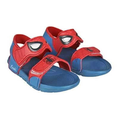 Image of CERDÁ LIFE&#039;S LITTLE MOMENTS Unisex Spiderman Sandals, Blue and red, 13 UK