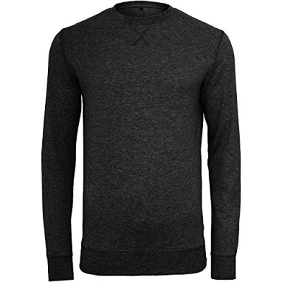 Image of Build Your Brand BY010 Men&#039;s Sweater, 00007 0060, Black, XXL