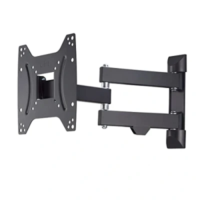 Image of Hama TV wall mount swivel, tiltable (19 48 inch for TVs up to 20 kg, max VESA 200x200, extendable bracket including Fischer plug &amp; drill template) black
