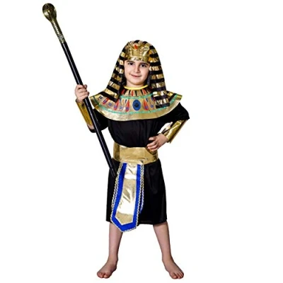 Image of SEA HARE Boy&#039;s Egyptian Pharaoh Fancy Dress Costume (S :4 6 Years)