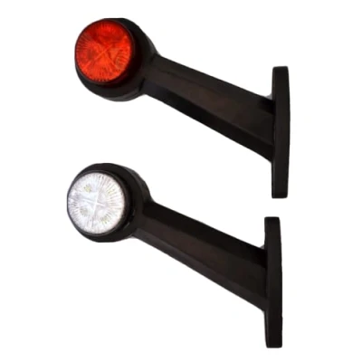Image of 24/7 AUTO 2x Recovery Side Outline Marker Lights 24 Volt White Red Trailer Truck Caravan Chassis Motorhome