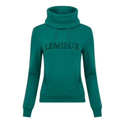 Image of LeMieux Adele Womens Funnel Neck Sweatshirt Evergreen 6