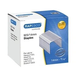 Image of Rapesco 923/14mm Staples (4000 Pack)