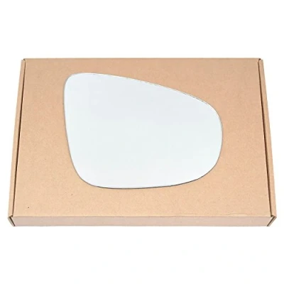 Image of Less4spares Wing Mirror Glass Right Compatible with VW Touran 2009 2015 STICK ON Driver Off Side Convex