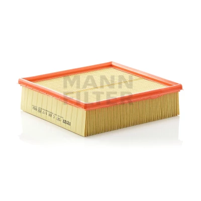 Image of 165465PA0A, 165465PA0B, 165465PA0C Air Filter MANN C 22 117 58mm 213mm Insert VOLKSWAGEN: TRANSPORTER 2 Kasten, Polo II Hatchback