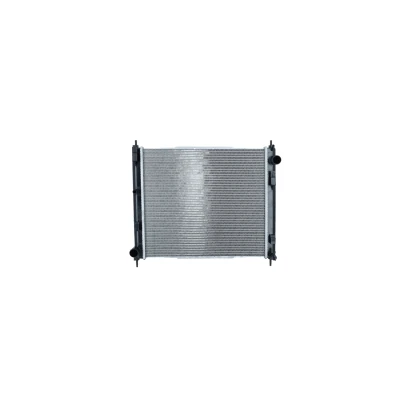 Image of 214101FE0A, 214101FE0B, 21410BA62A Engine radiator NRF 58231 Aluminium 480mm 428mm 26mm Brazed cooling fins NISSAN: Juke