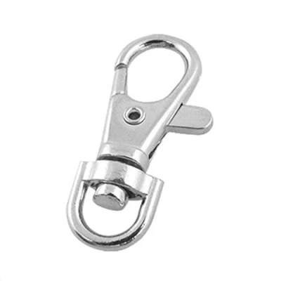 Image of ROHANS Small Lobster Swivel Clasps for Key Split Ring Blanks findings 37x16mm 1 100 (10)