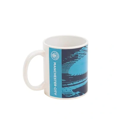 Image of Manchester City Etihad Stadium Mug Blue 11 Oz