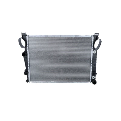 Image of 2205002003, 2305000303, A2205002003, A2305000303 Engine radiator NRF EASY FIT 58366 Aluminium 640mm 475mm 42mm with seal ring Brazed cooling fins