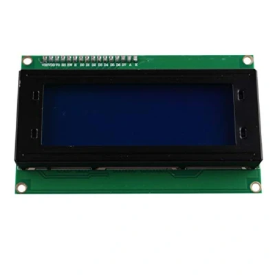 Image of HALJIA IIC/I2C/TWI Serial 2004 20x4 Character LCD Module Display Shield Blue Blacklight Compatible with Arduino UNO MEGA R3