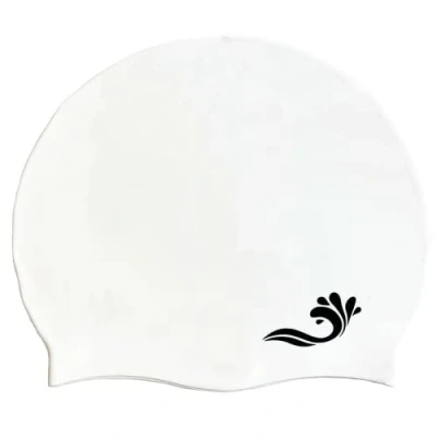 Image of Splash About Soaked Silicone Swim Hat White